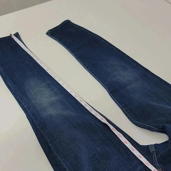 Mother The Looker Flowers From Storm Dark Wash Skinny Jeans Denim Mid Rise - Picture 6 of 14